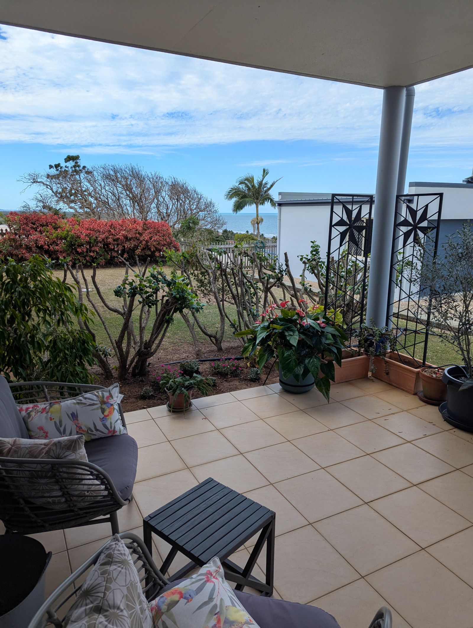 Patio al piano inferiore