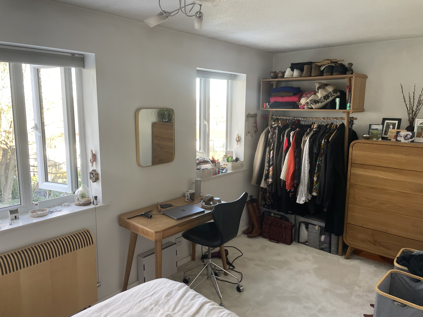 Main bedroom and wardrobe