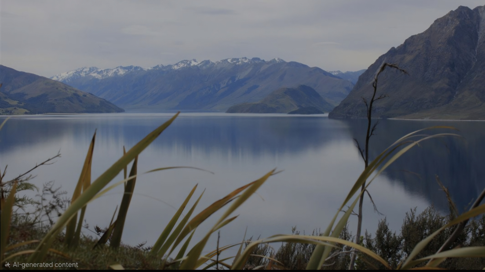 Modern lake hawea home with panoramic mountain views