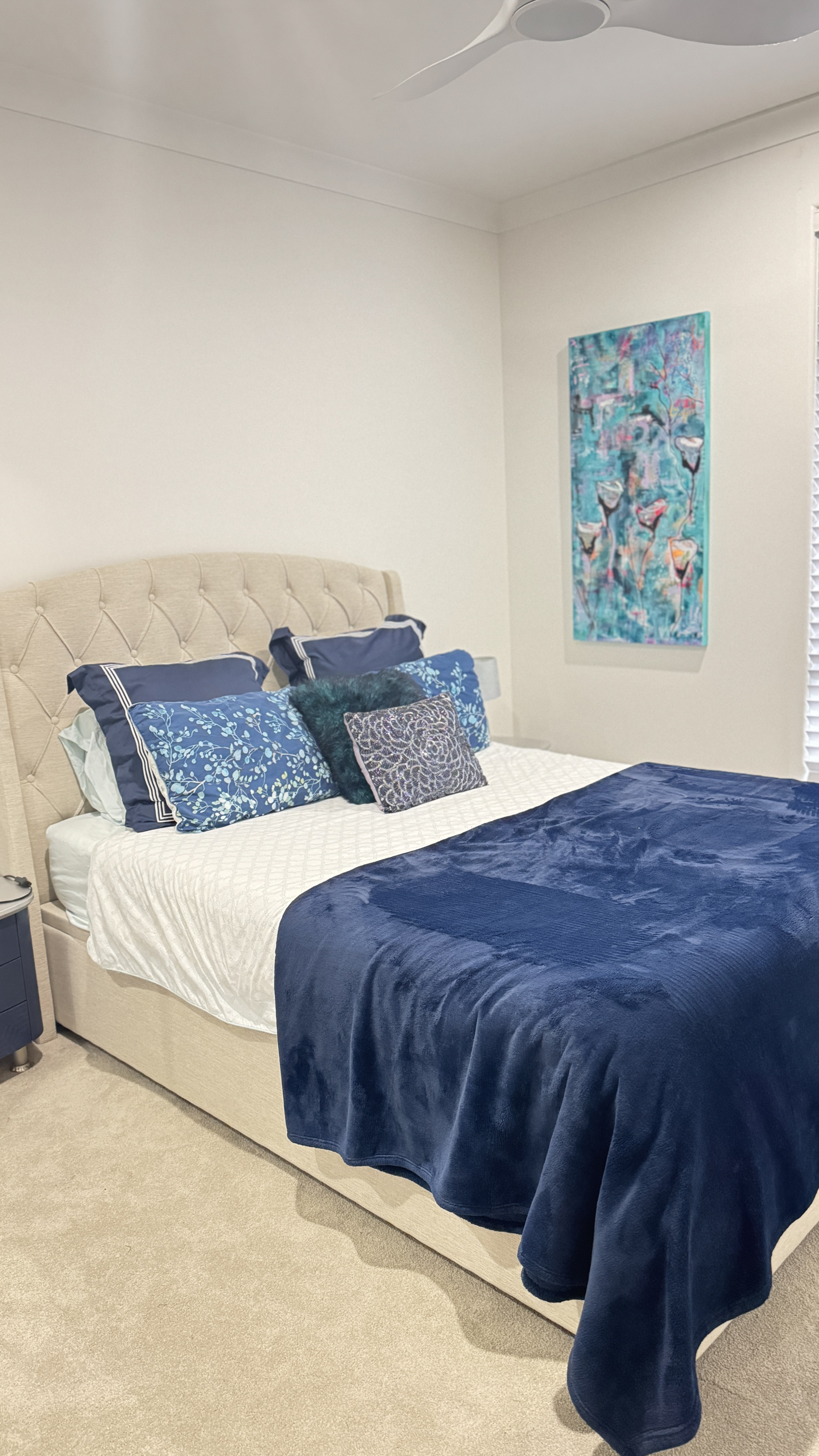Gastenkamer 1 met queensize luxe bed