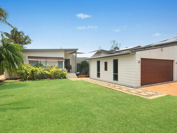 Vorderseite des Hauses