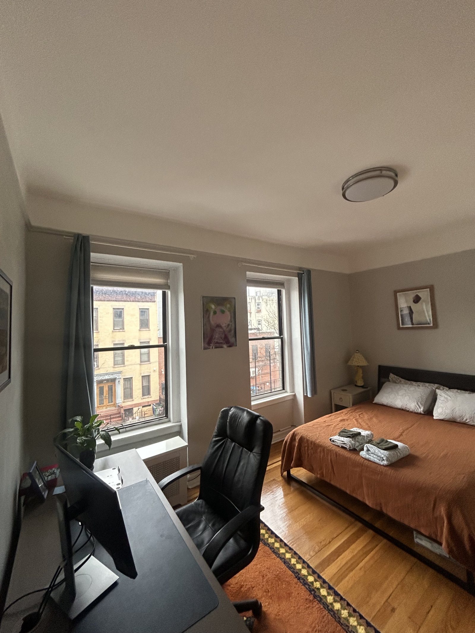 Main bedroom with workspace