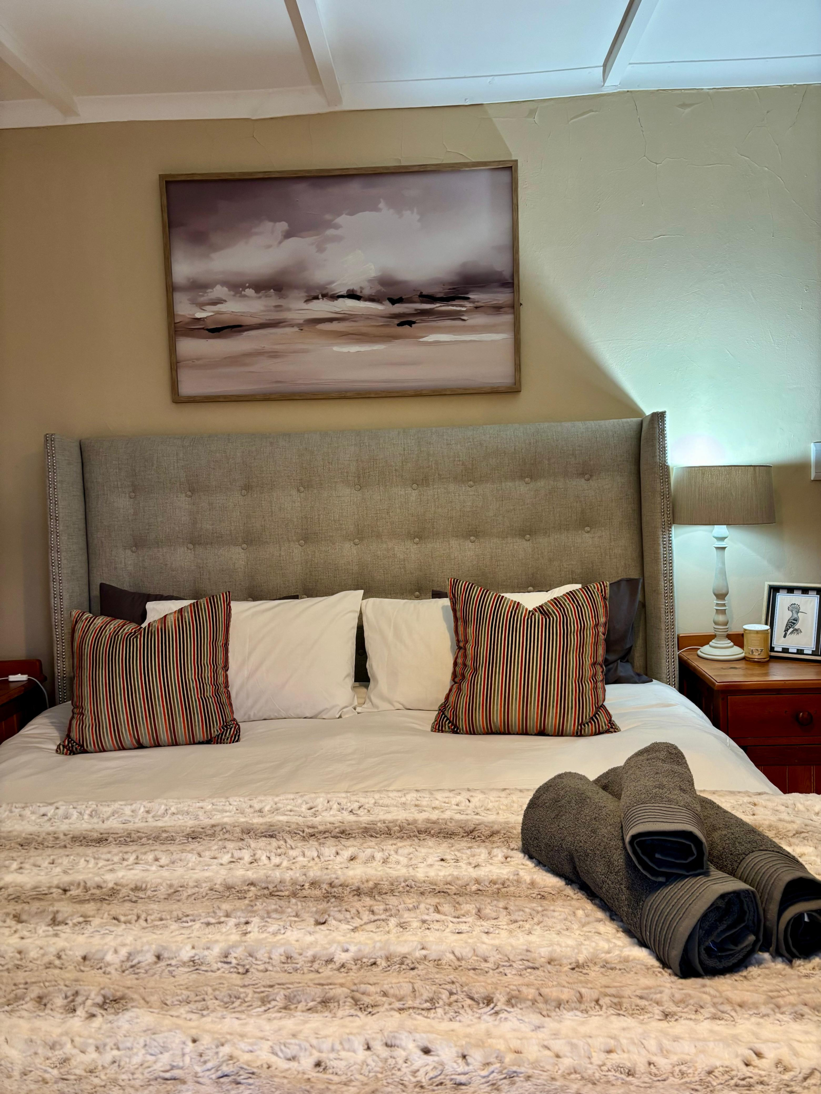 Quarto principal com cama king size