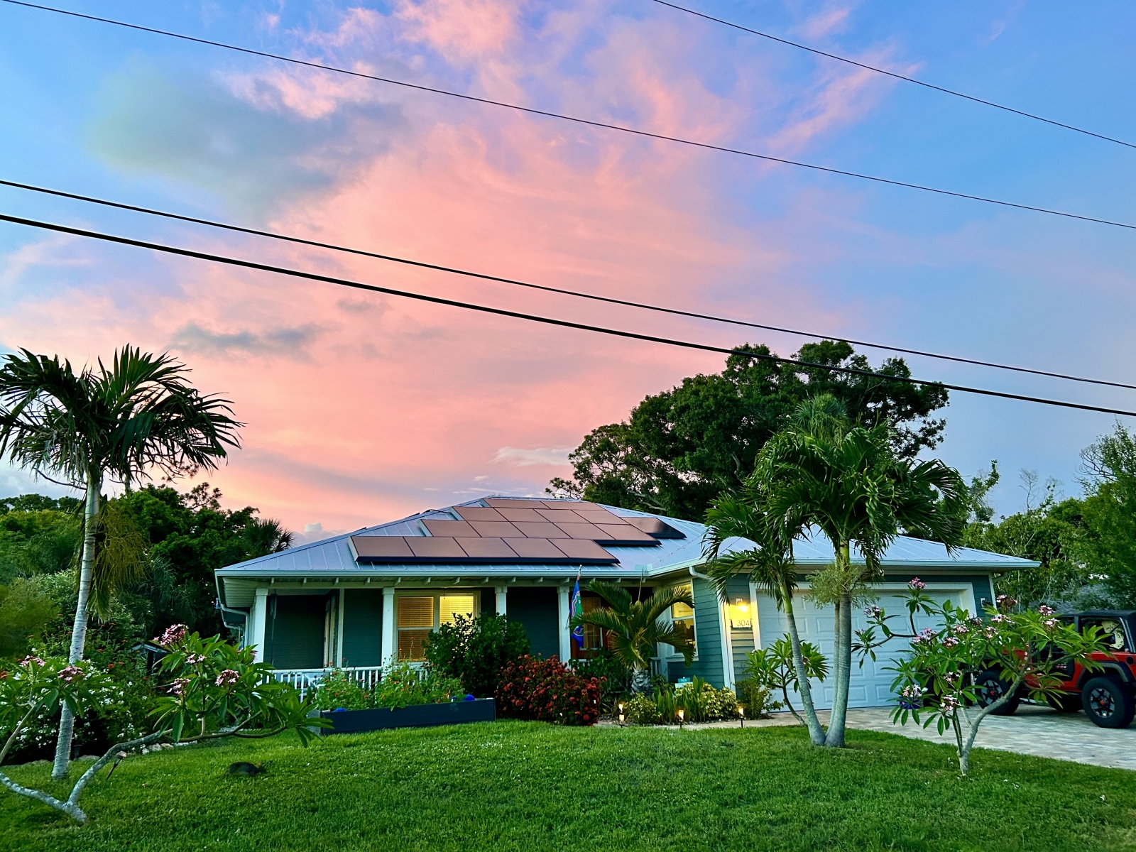 Tropical coastal oasis