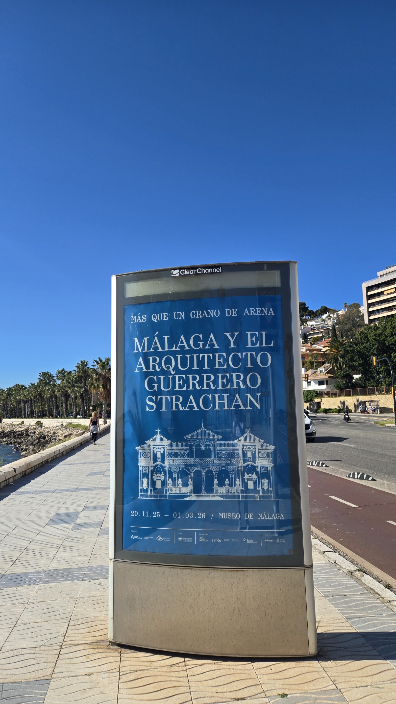Recent exhibition at Malaga museum about the architect who built our apartment