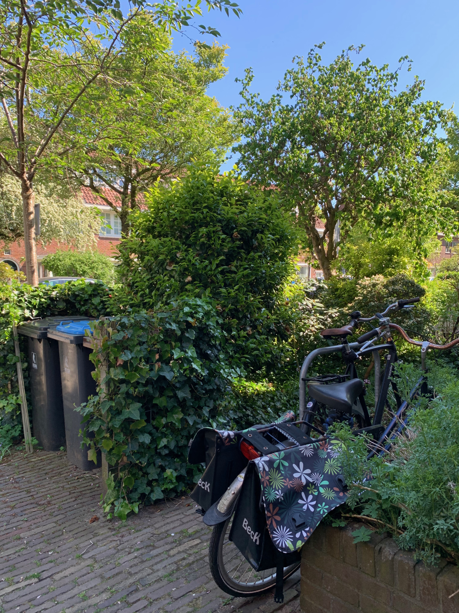 parking space for 1 car (not included) and 2 bikes (included)