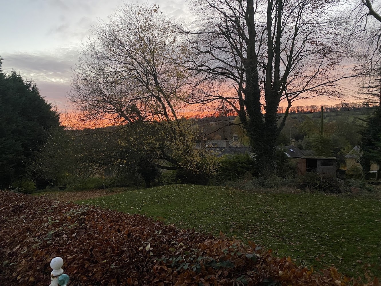 Sunrise from our balcony