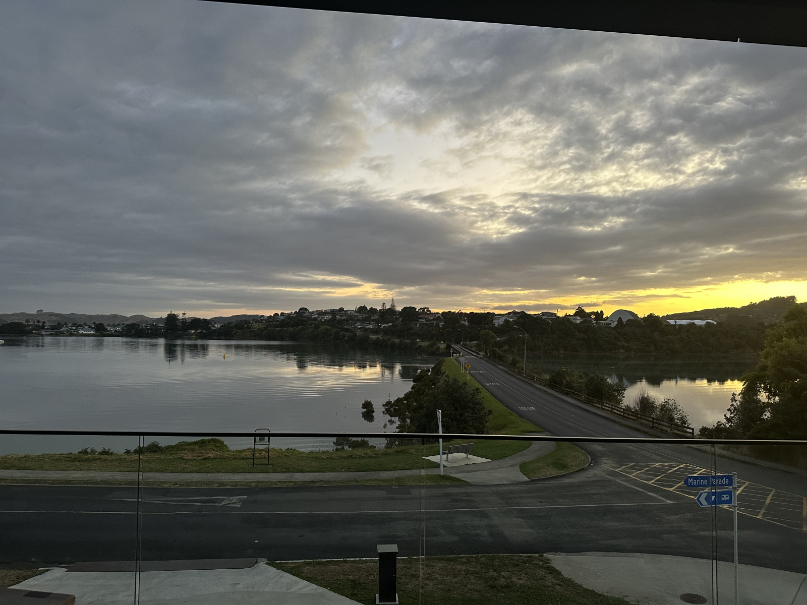 View from our balcony