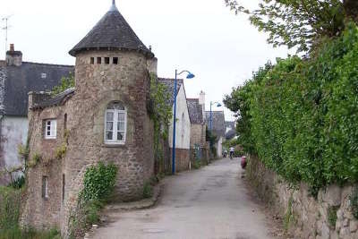 Pereguern - vista para o mar em uma ilha em Morbihan