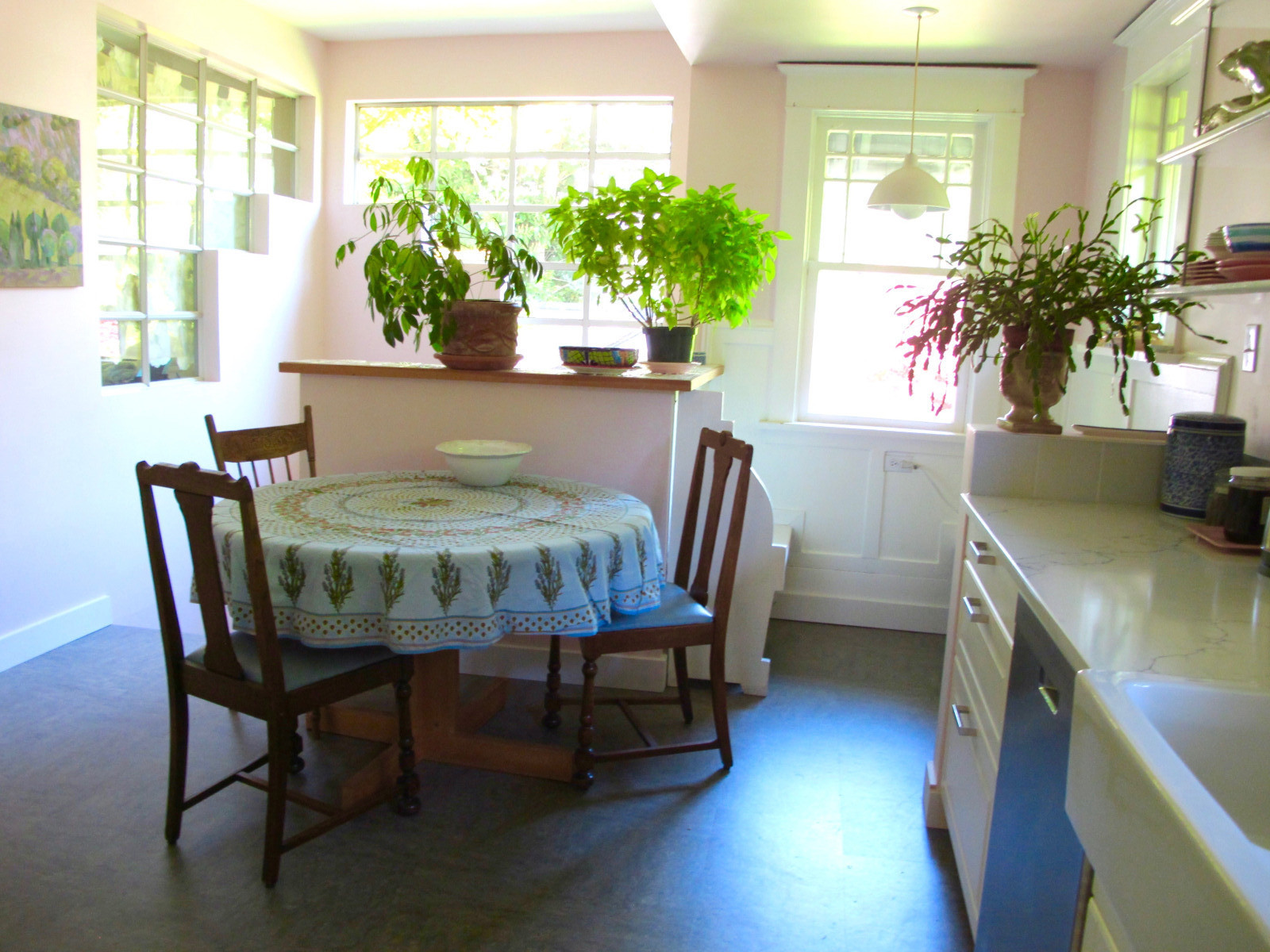 Rückseite der Küche