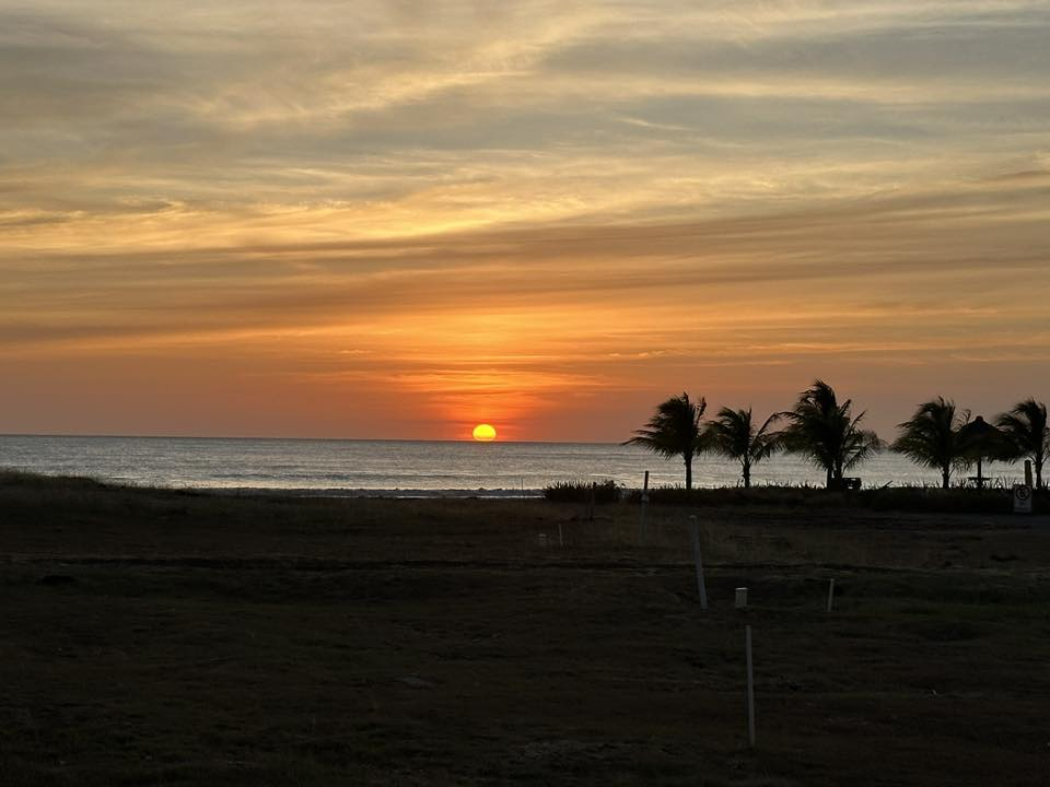 Puesta de sol desde nuestra terraza
