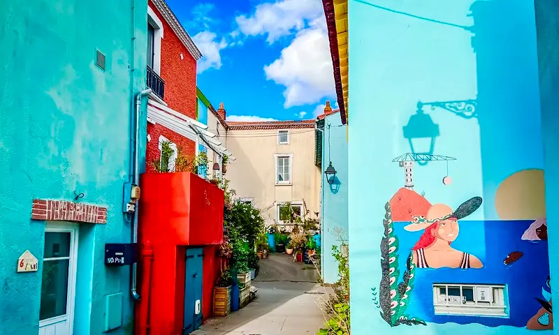 A pequena vila de Trentemoult (ao sul de Nantes) (foto de Loire Lovers)