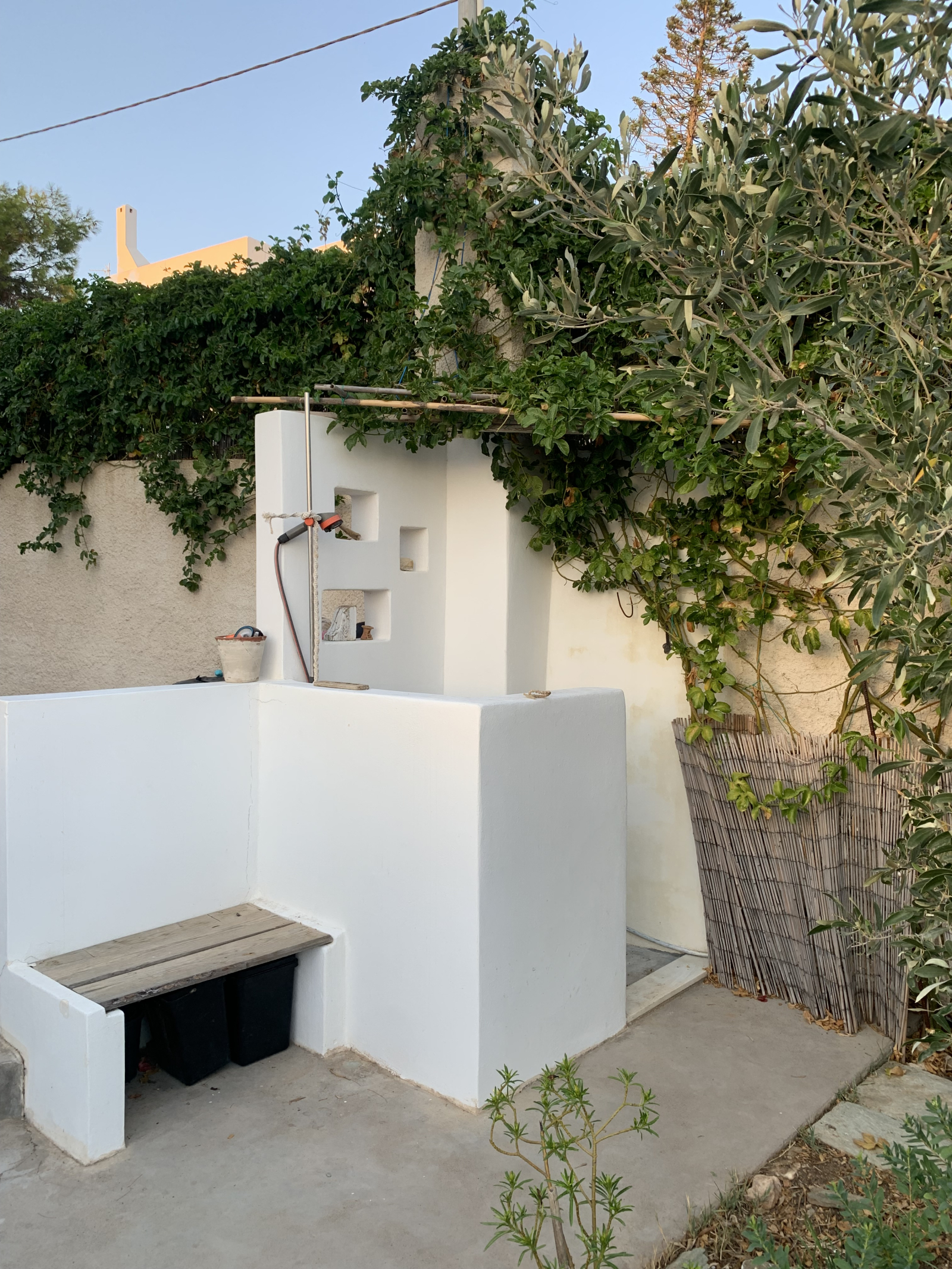 Chuveiro ao ar livre