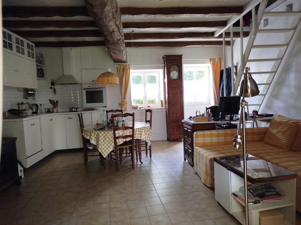 The staircase that leads to the bedroom is a bit steep.