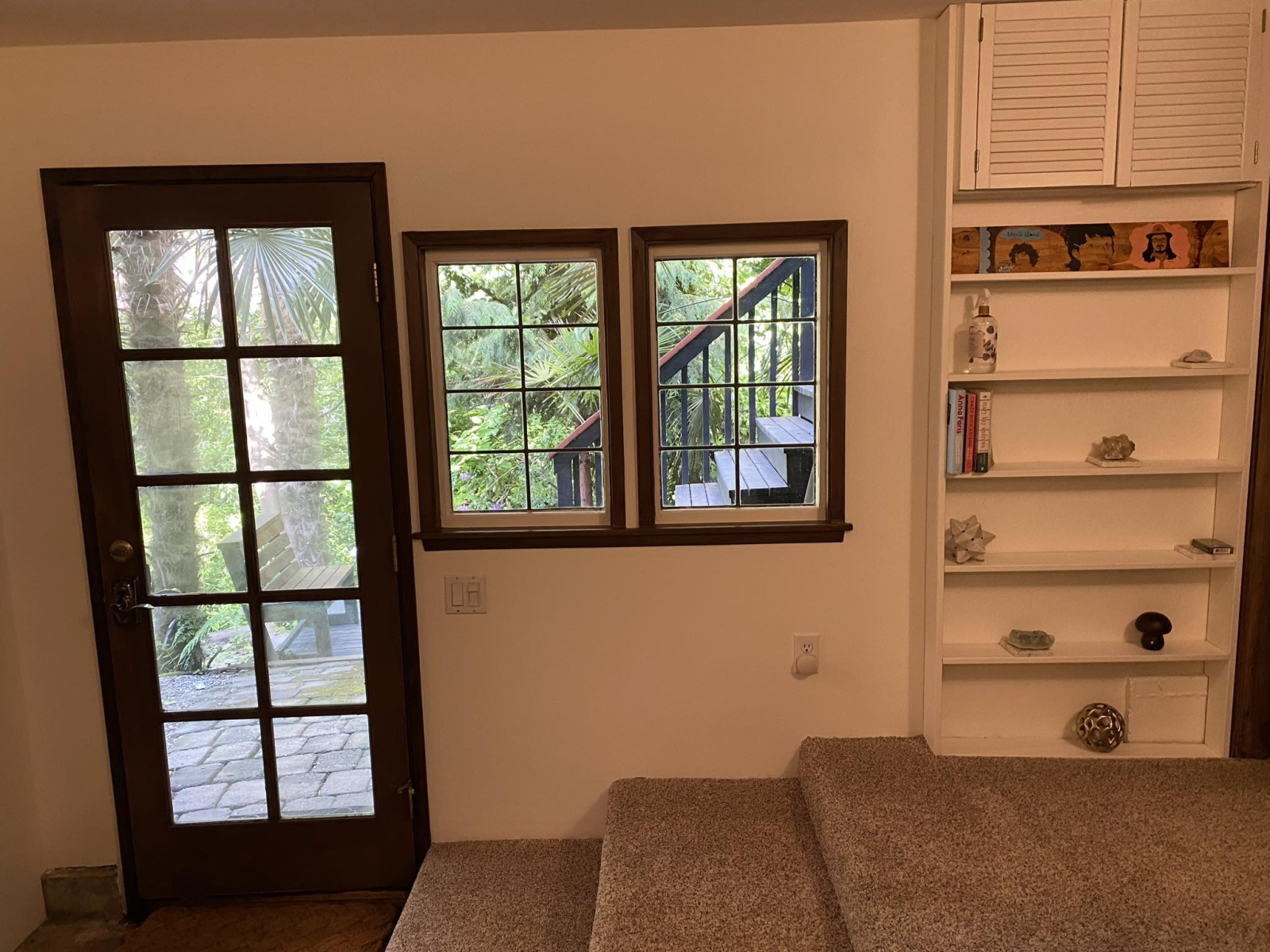 Grotto apartment entrance/living room detail