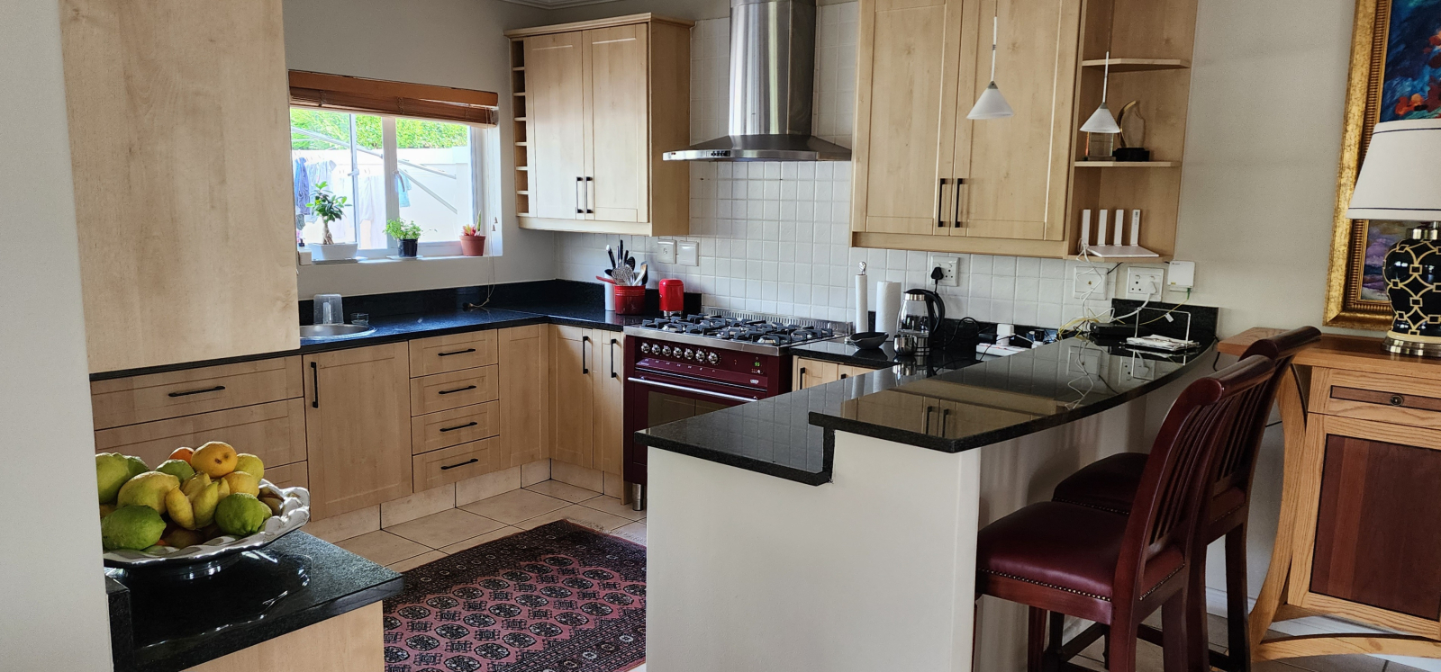 Fully fitted kitchen and scullary