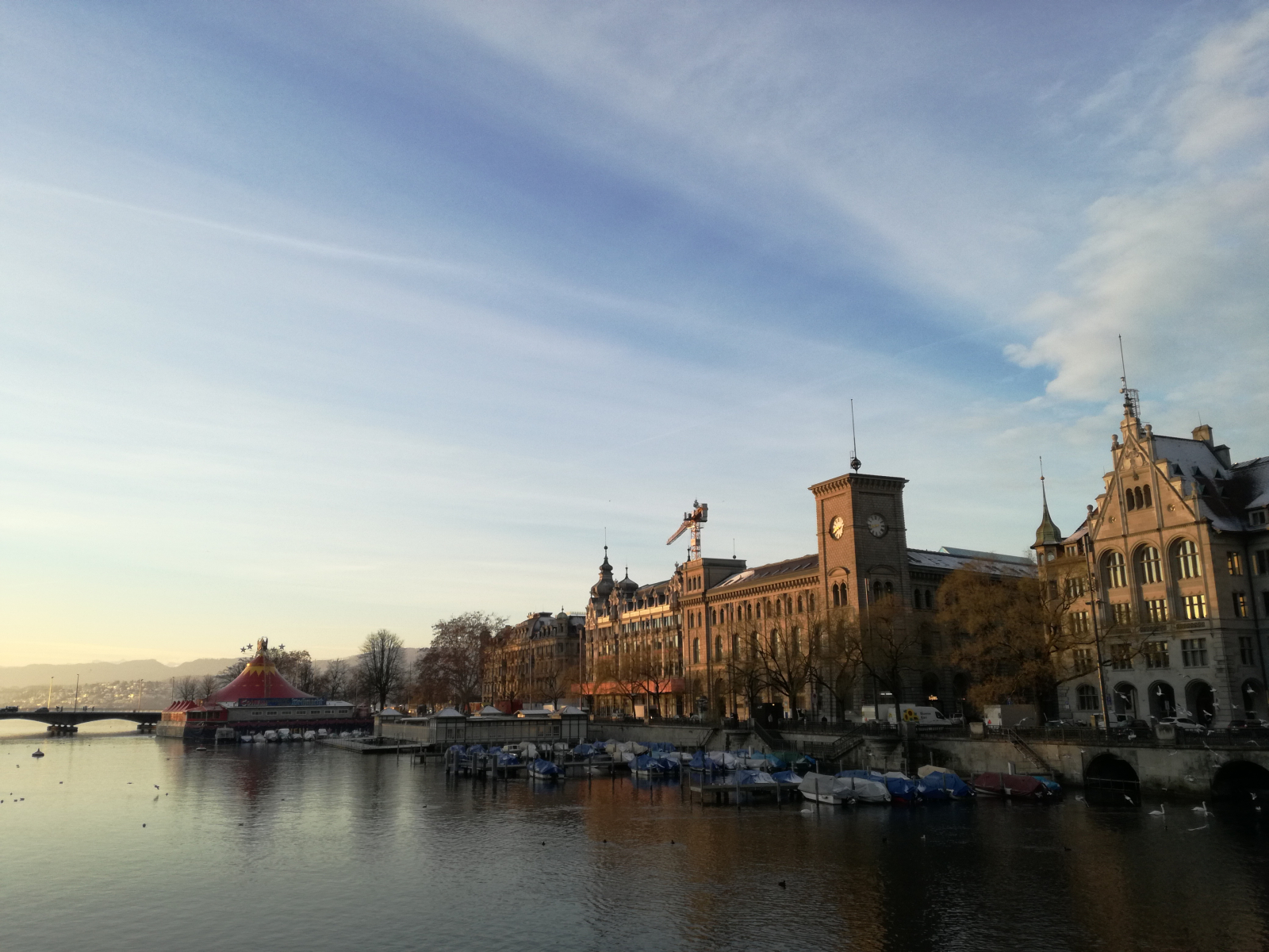 Main river Limmat, by bus/train/bike 20 min