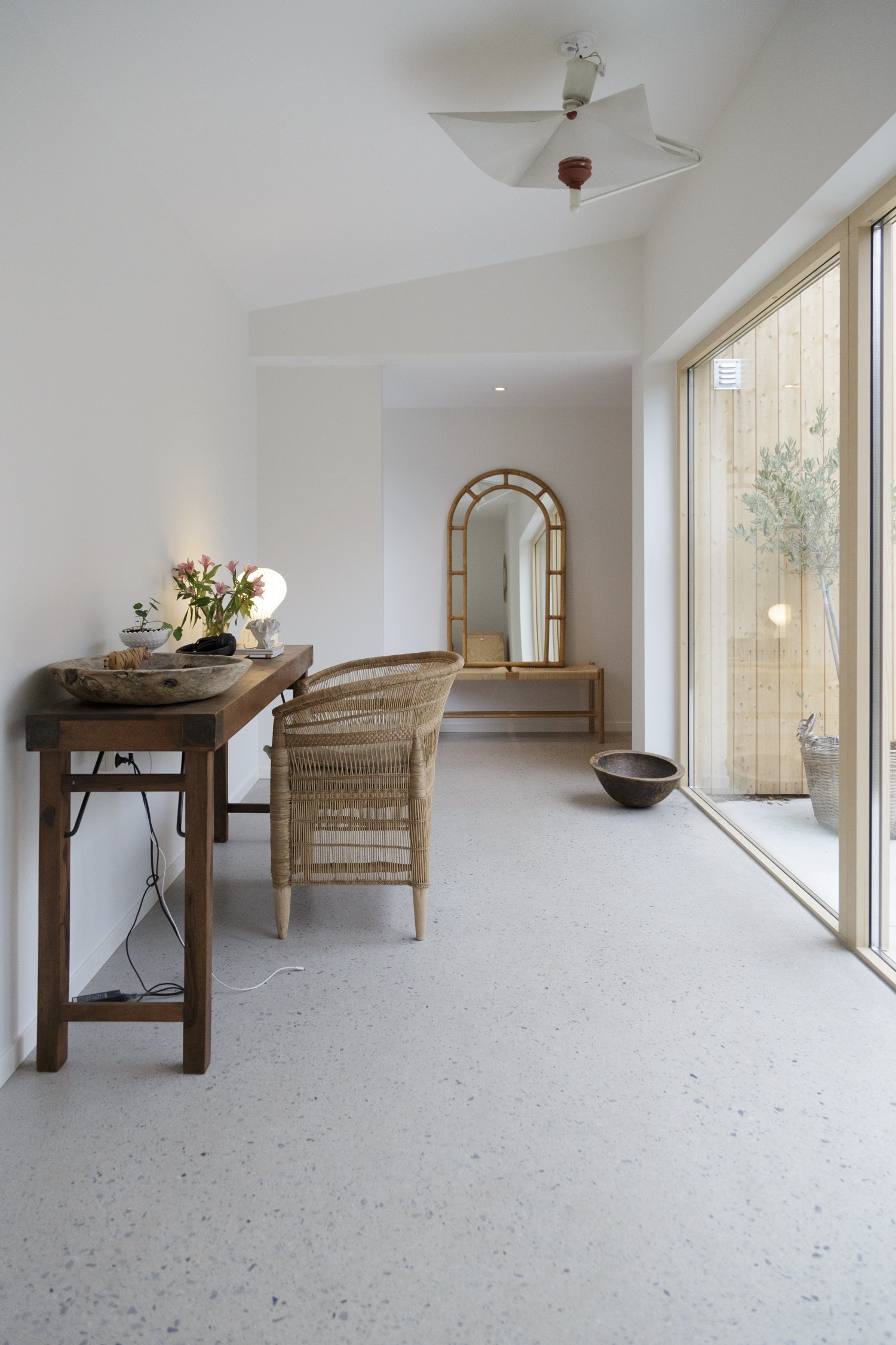 Flur und Arbeitsbereich