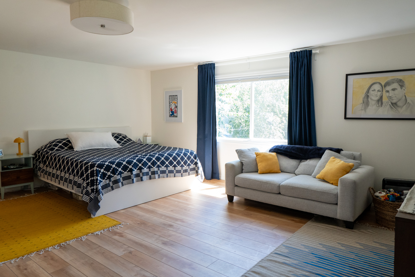 Hoofdslaapkamer. Kingsize bed