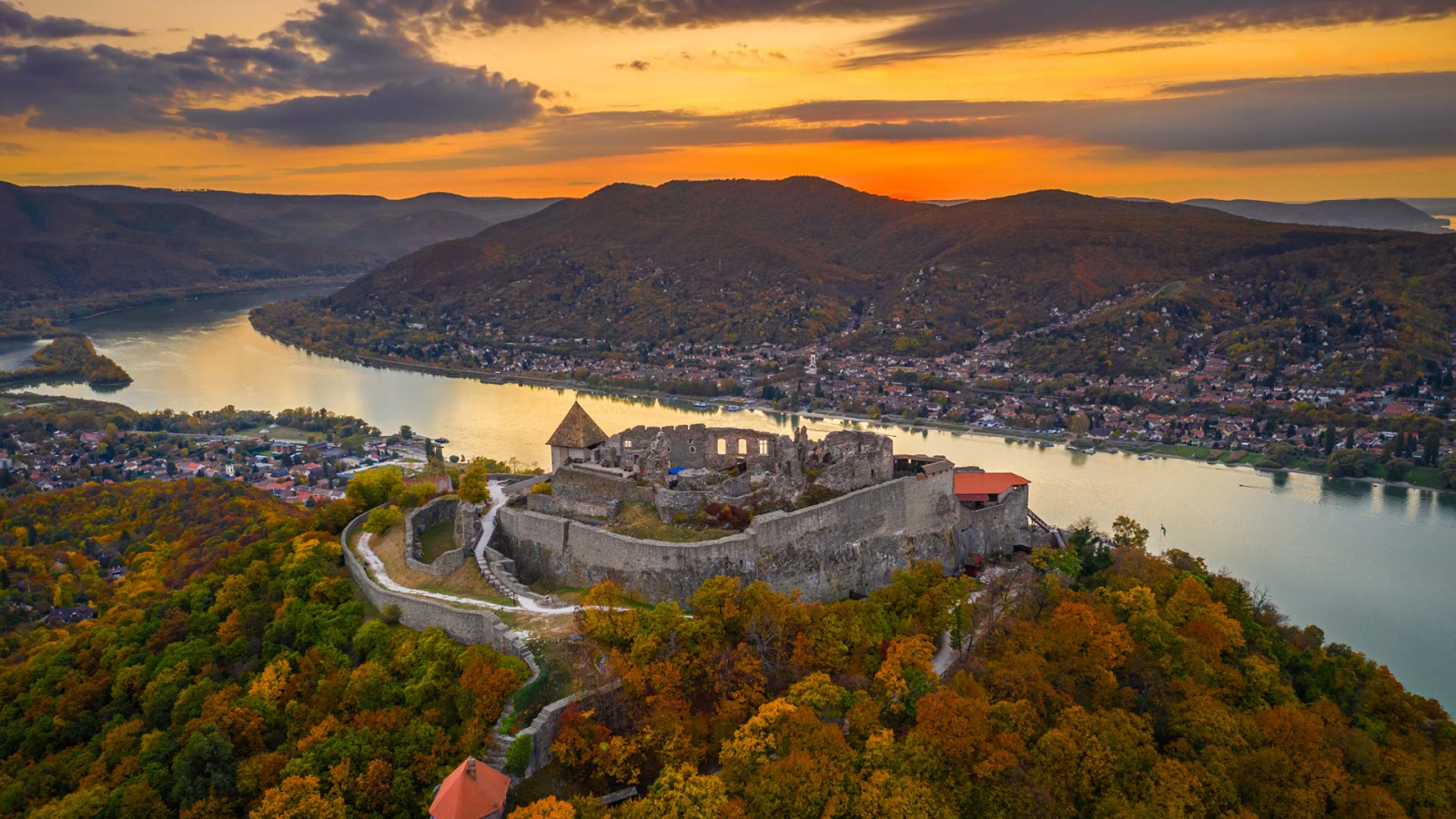 Danube Bend and the Visegrád castle