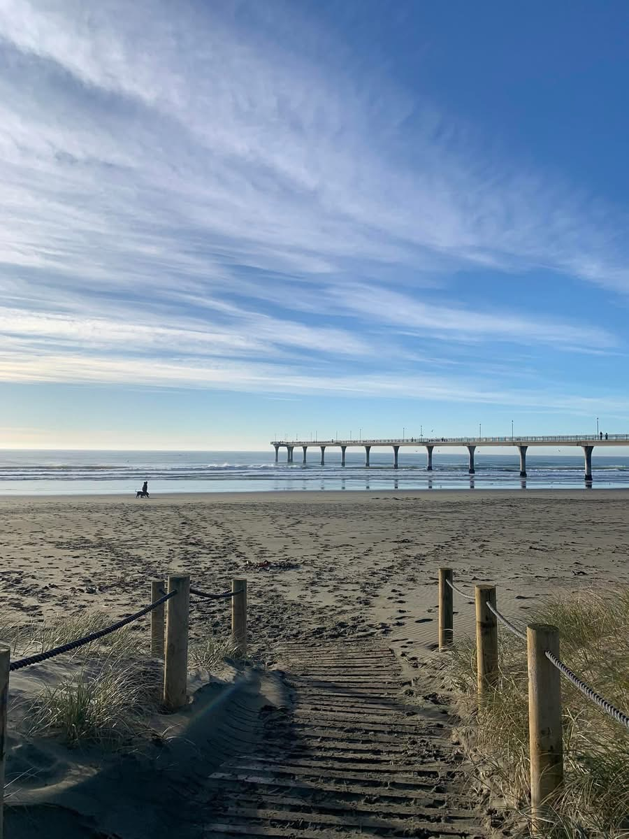 New Brighton beach - just 5 mins drive/20 min walk from the house.  New brighton is a lovely flat be ...