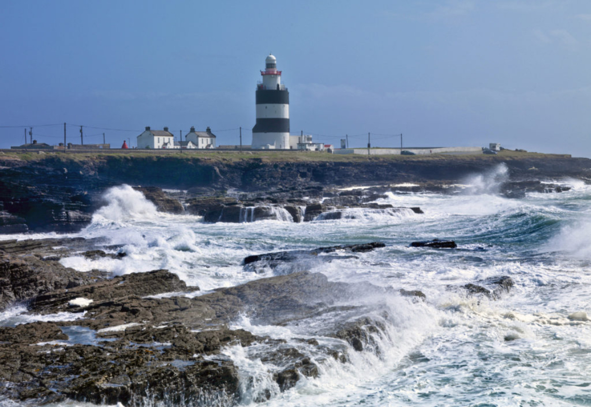 The Hook lighthouse the oldest operating lighthouse in the world is 15 miles from us....
