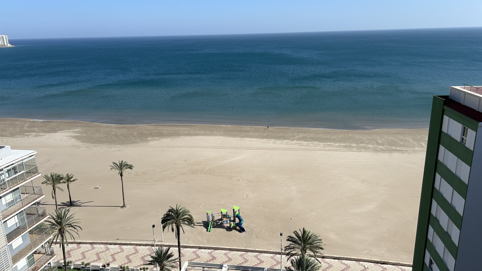 Vista de la playa desde el salón/comedor