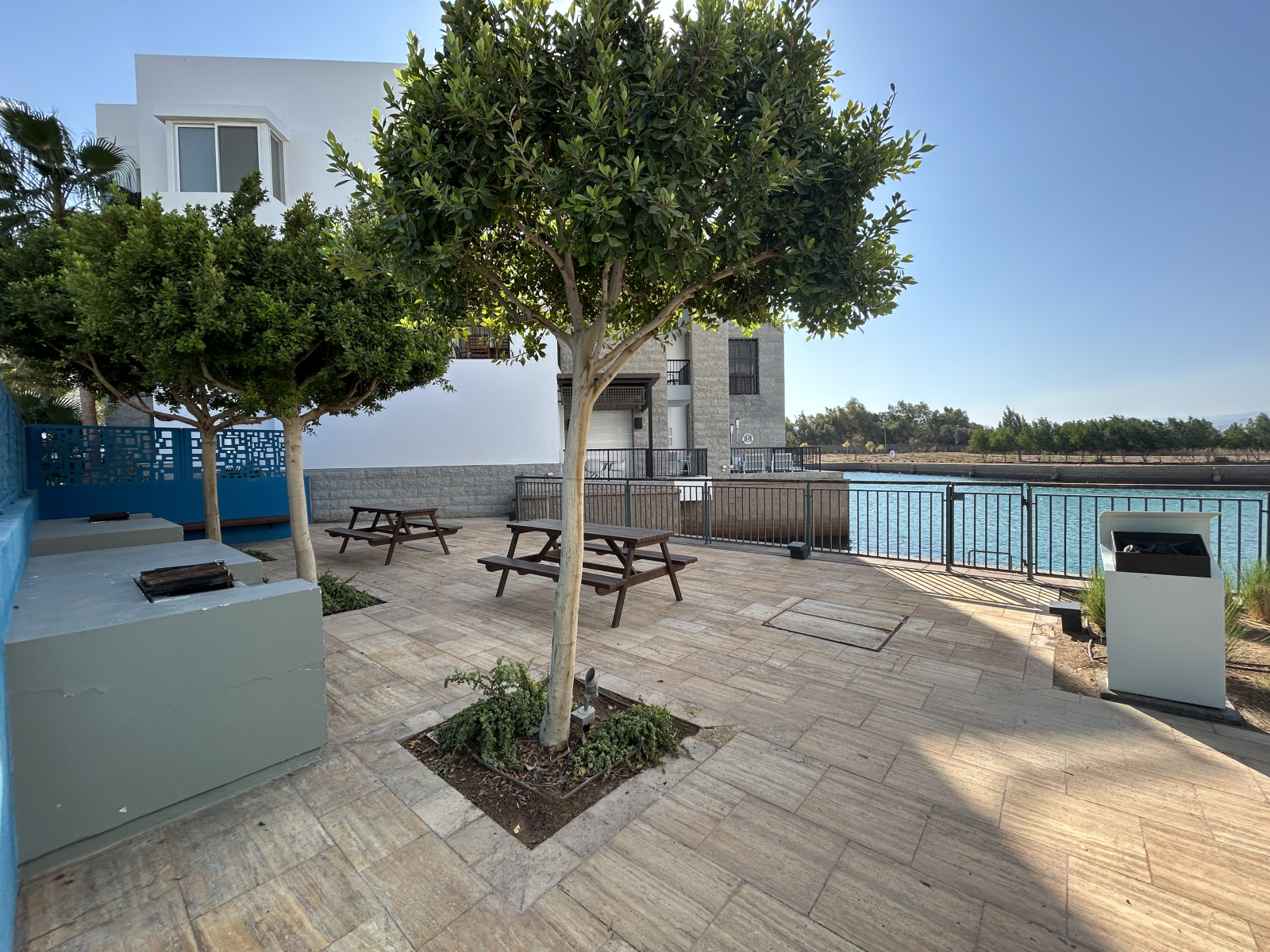 Área de churrasco para moradores