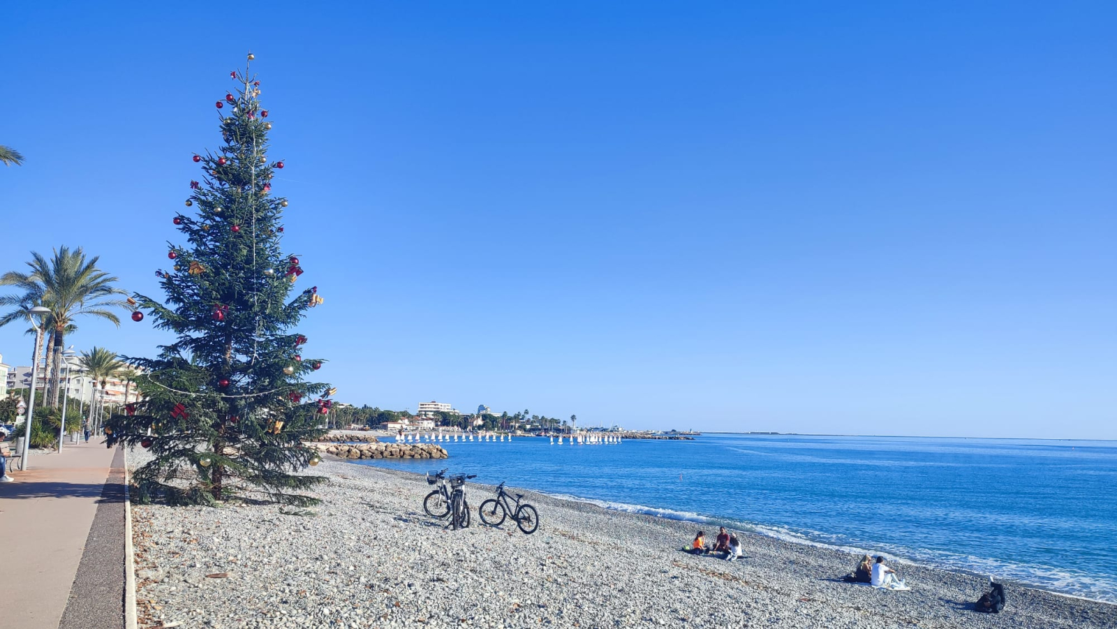 notre plage en décembre