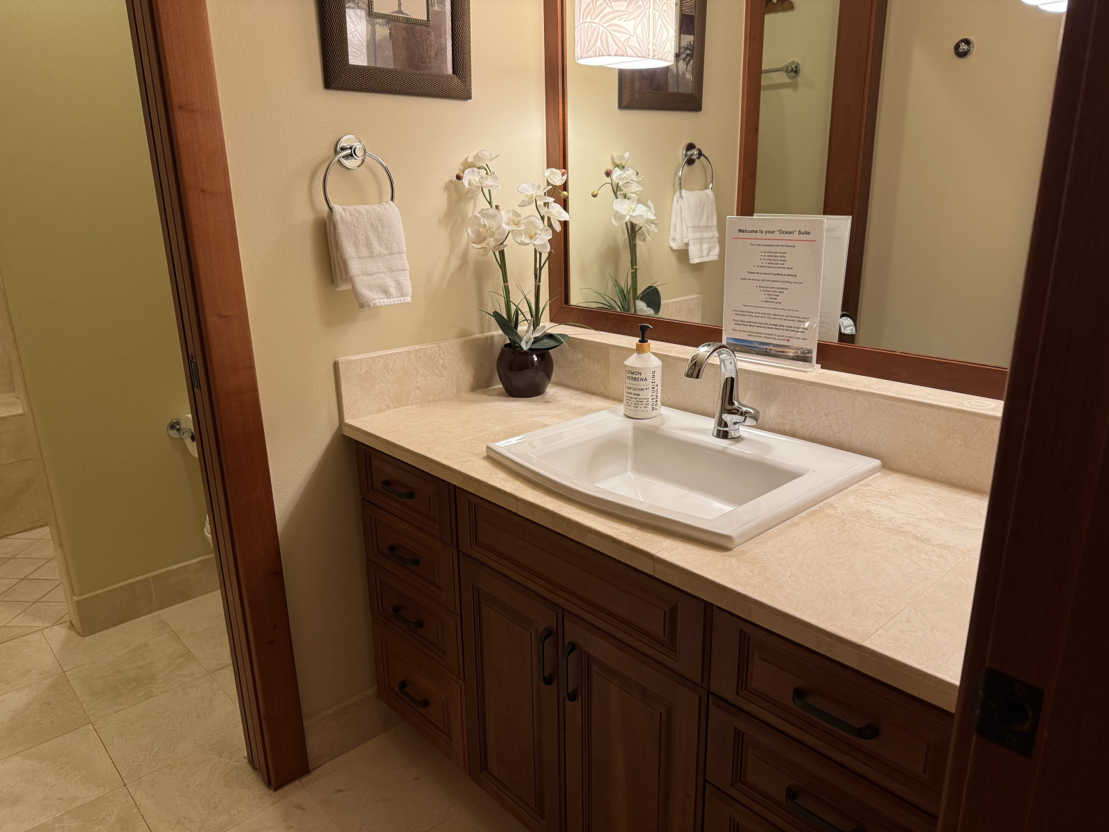 Beneden queen en-suite badkamer