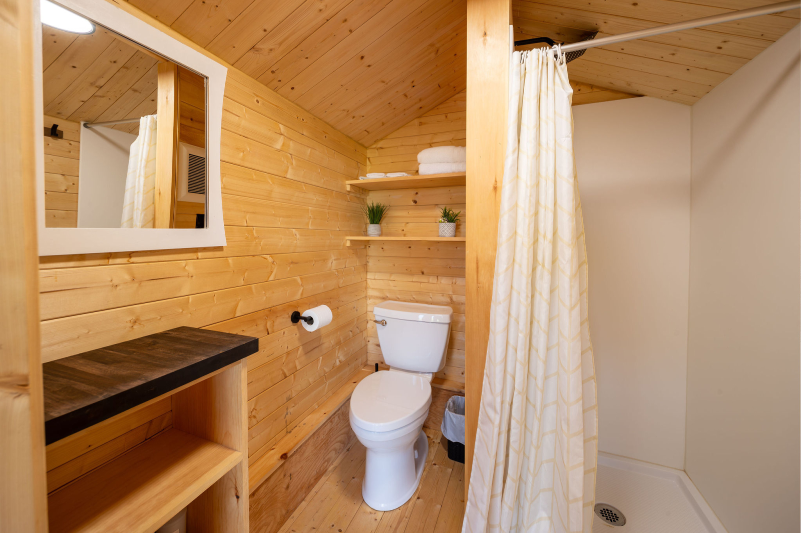Toilet & shower