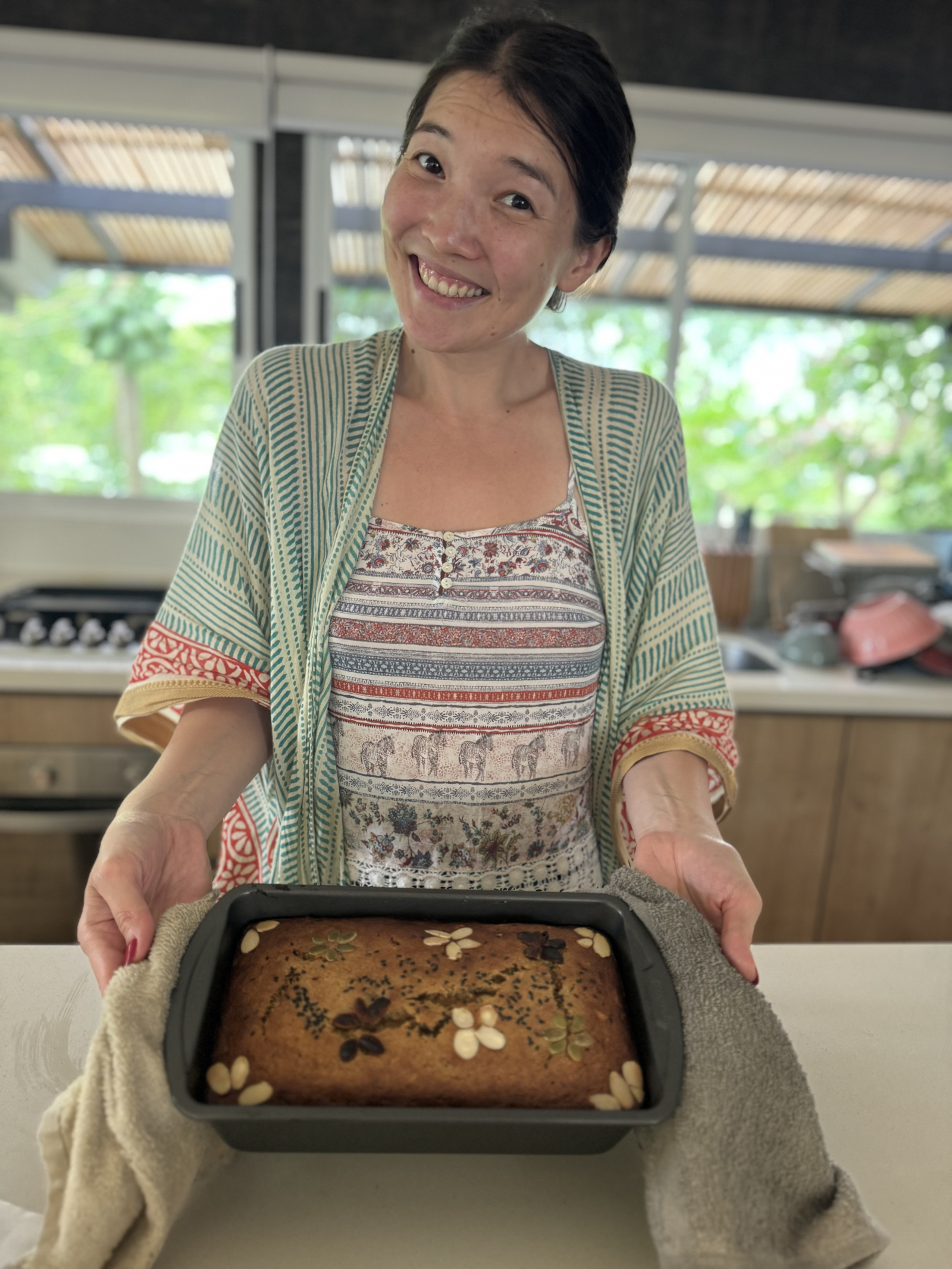 Hornear pan😋 de plátano saludable