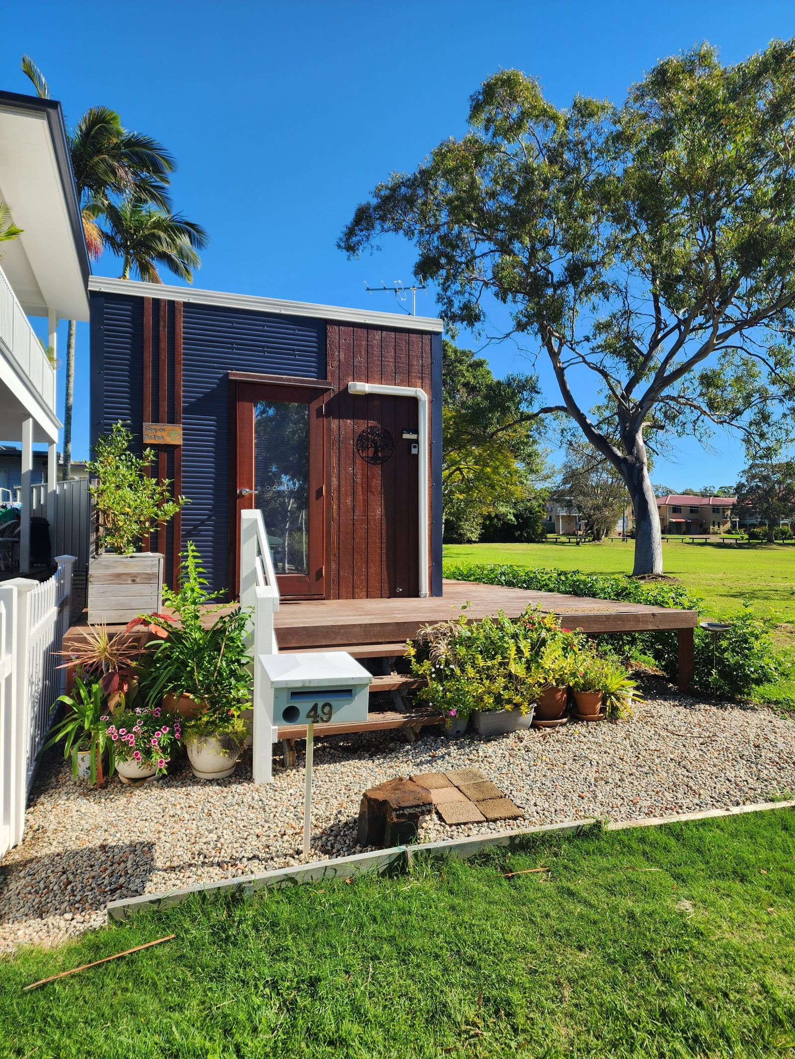 Außenansicht des Tiny House