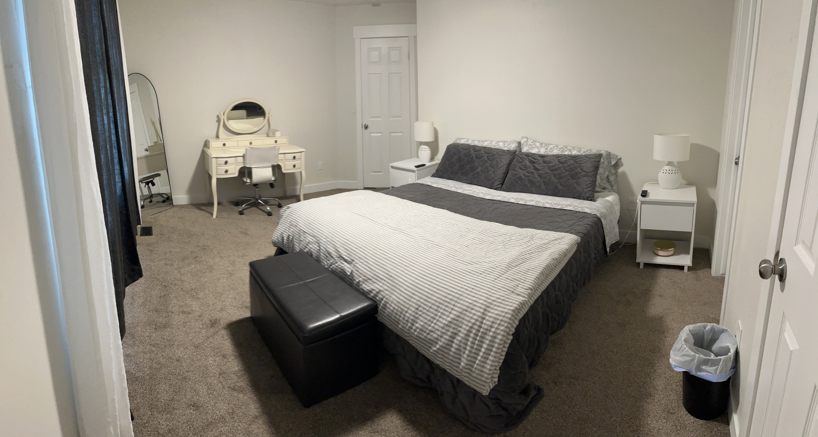 Primary Bedroom with full, private bathroom