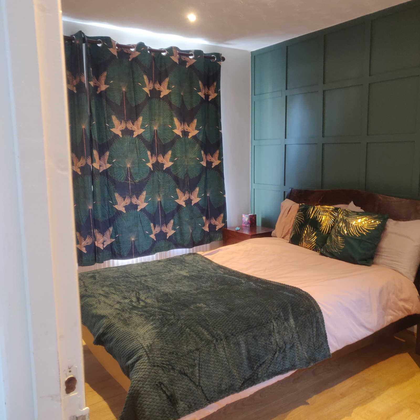 Master bedroom with standard double bedroom & fitted wardrobes follows through to 
ensuite bathroom ...