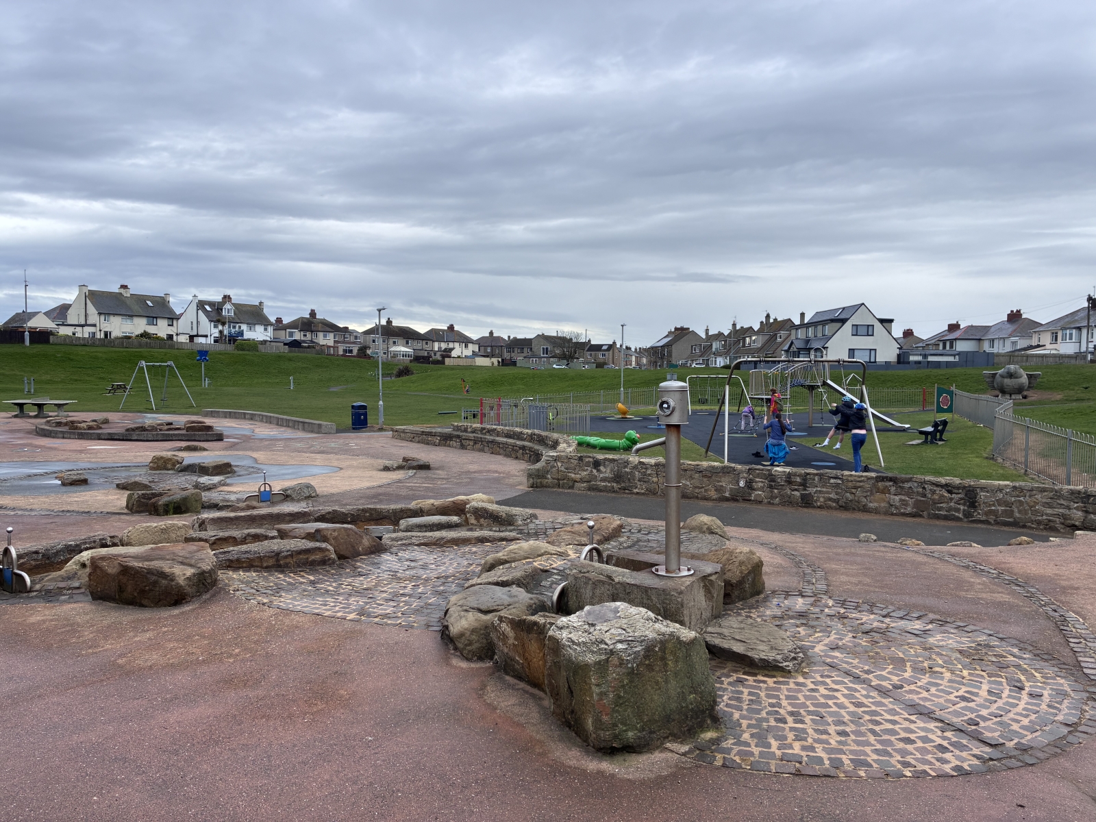 Play park and outdoor gym between our house and the beach.