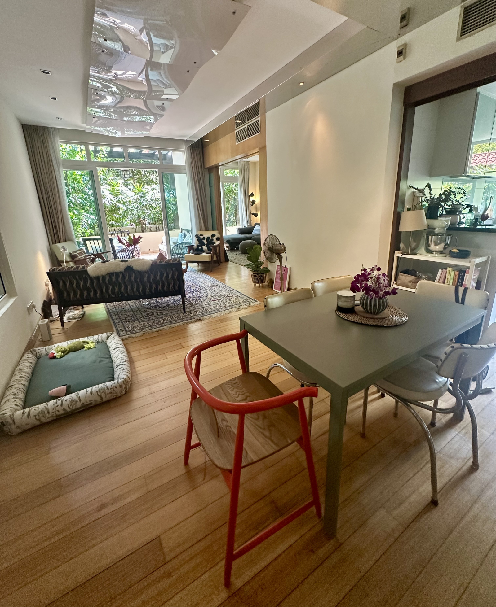 Vista da porta da frente