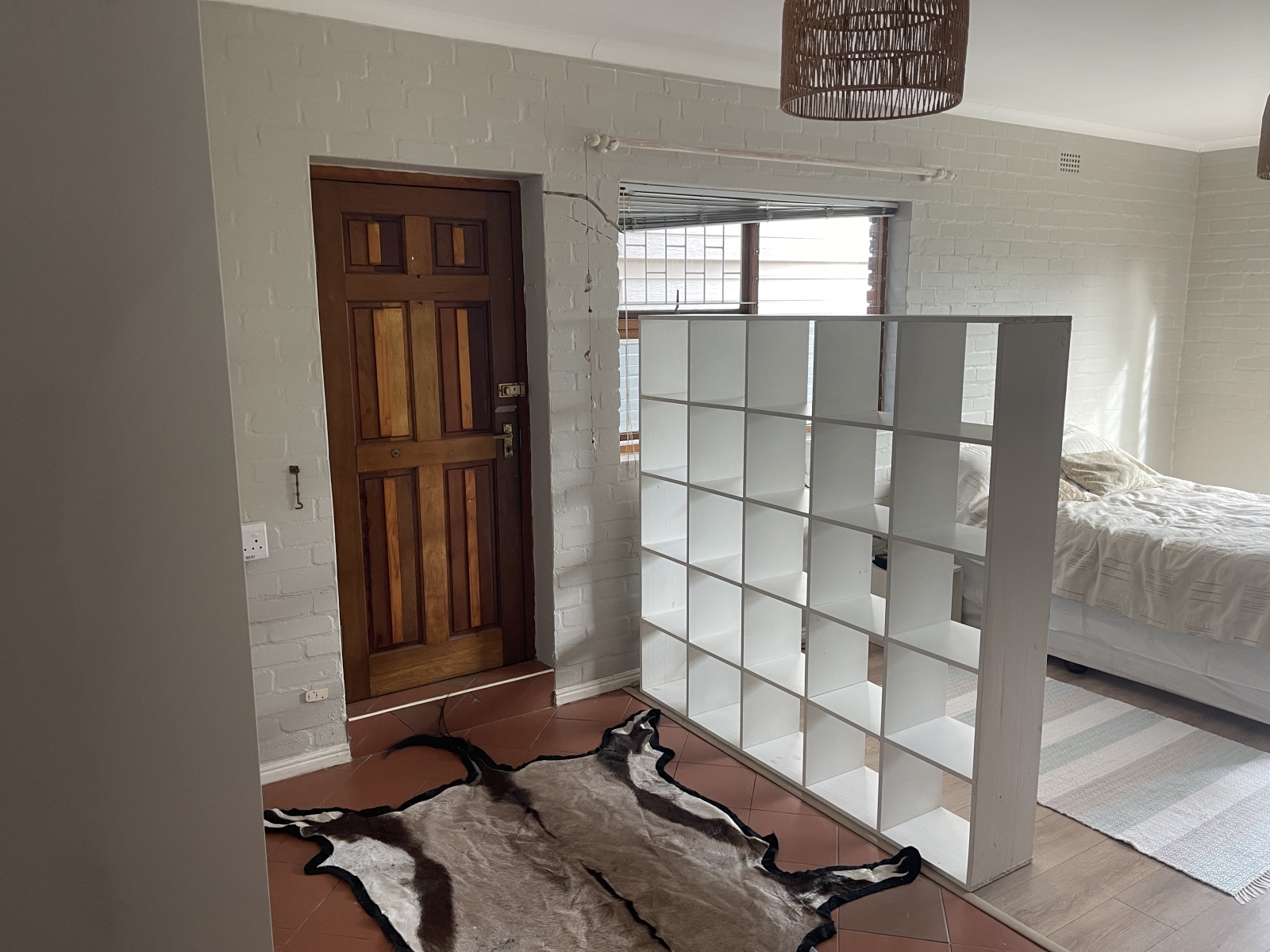 There is plenty of space in the cupboards.