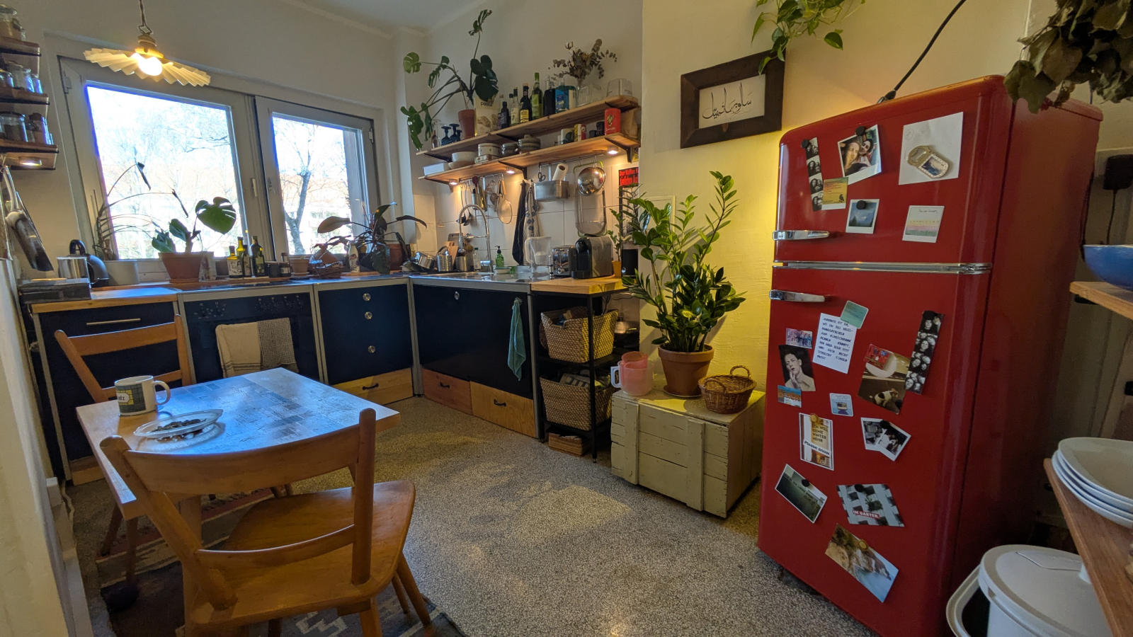 Klein Groen appartement in een knus hoekje van Berlijn Neukölln