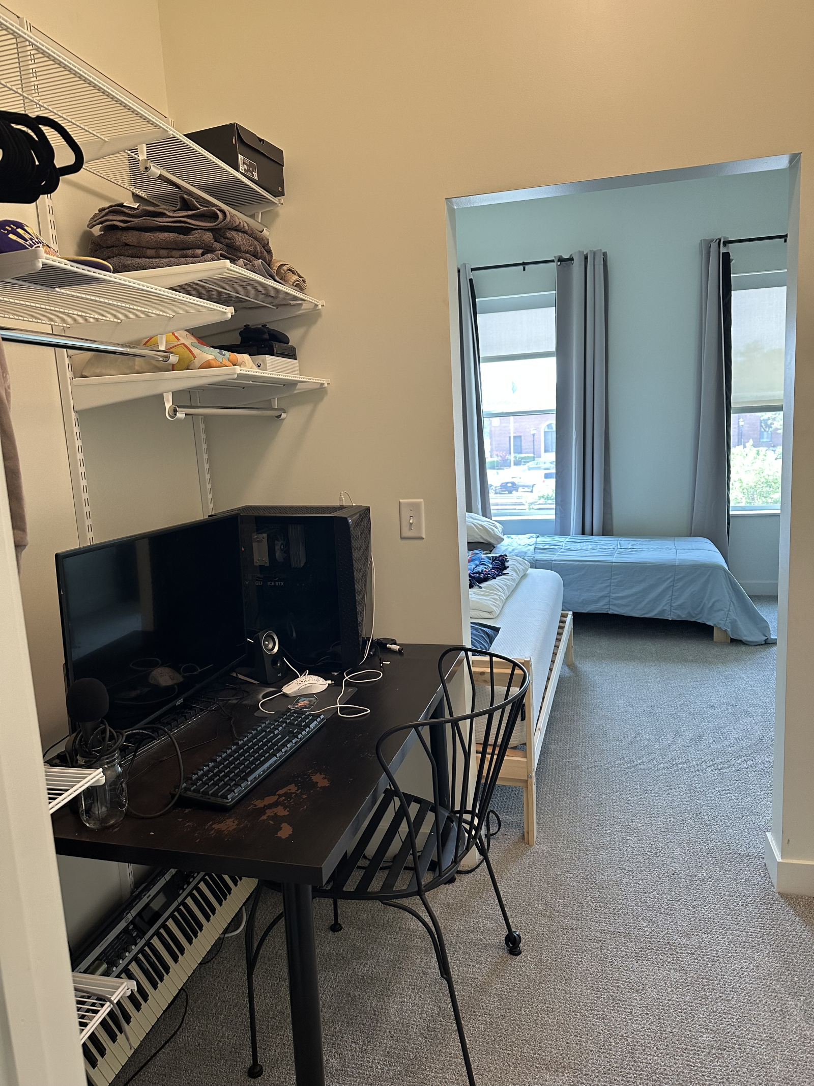 Cabina armadio per bagno privato