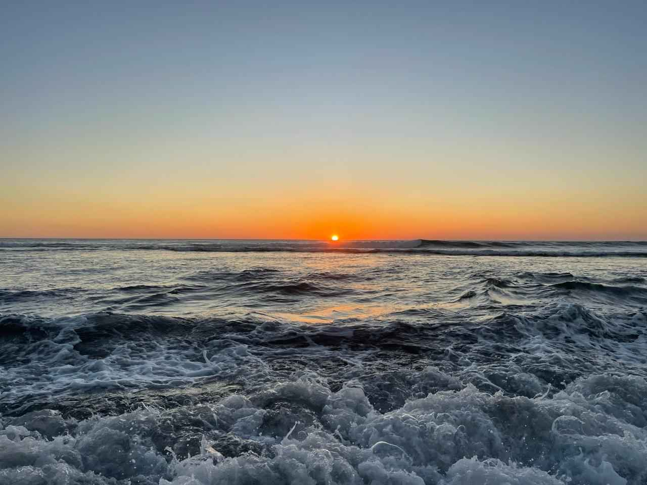 Atardecer sobre el Pacífico