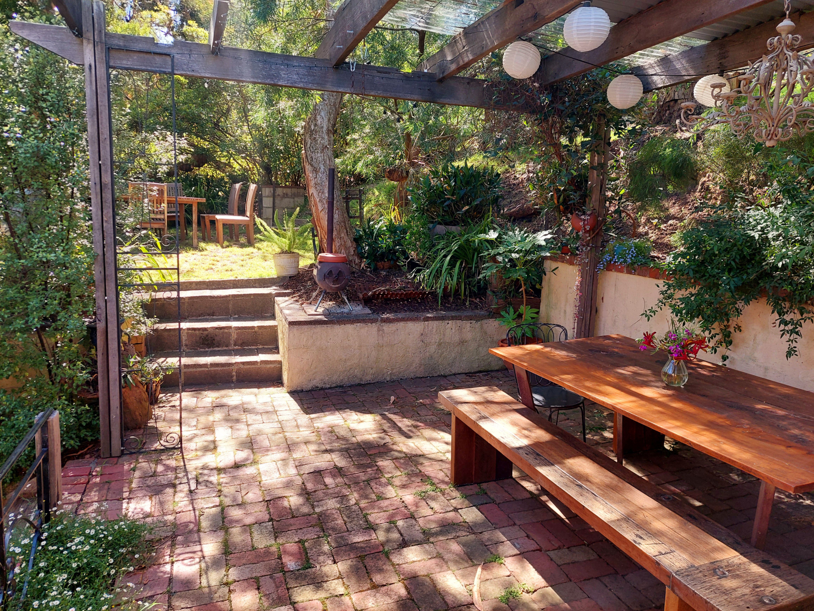 Undercover al fresco outdoor area