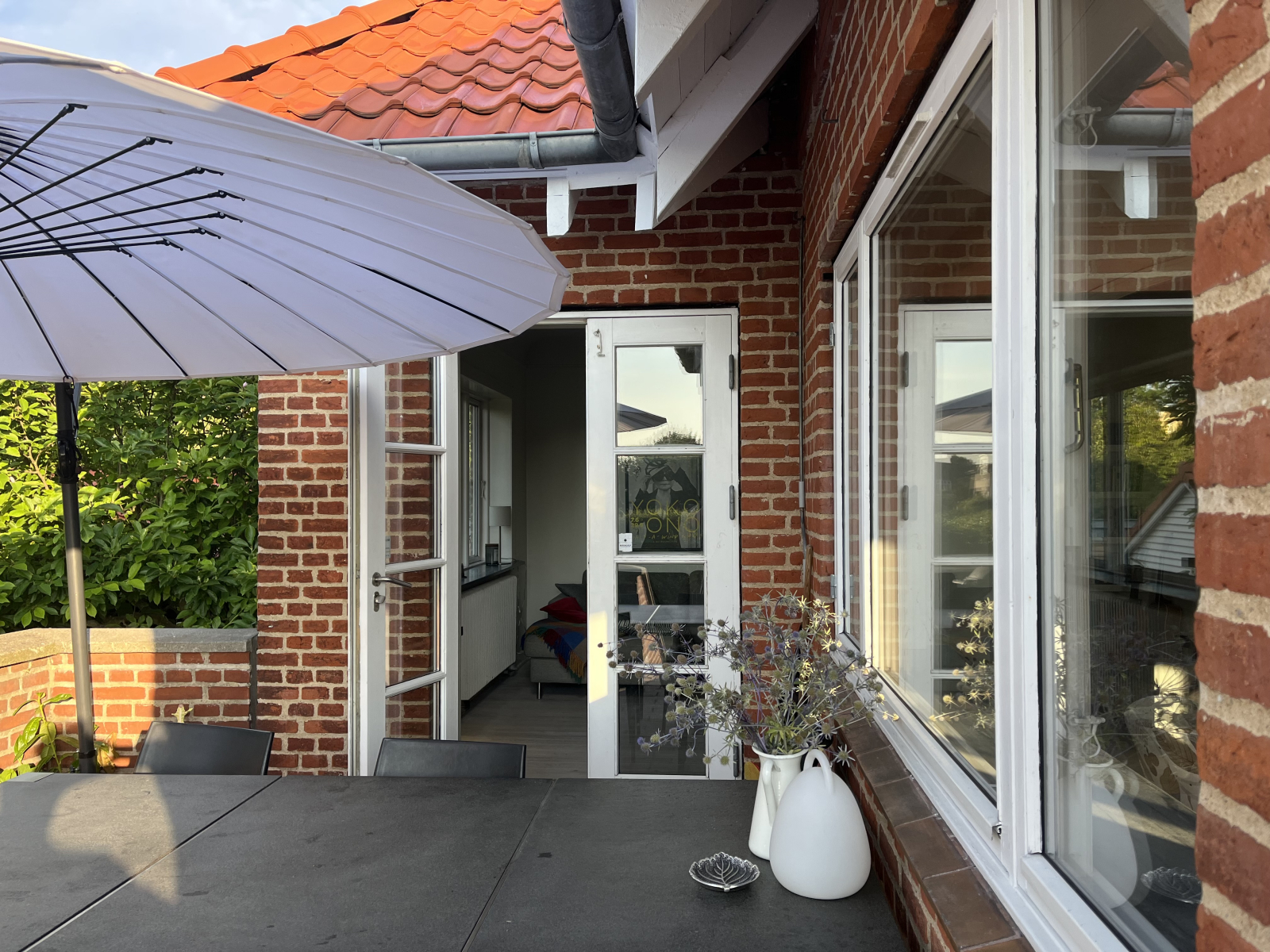 Terrace directly outside of living room