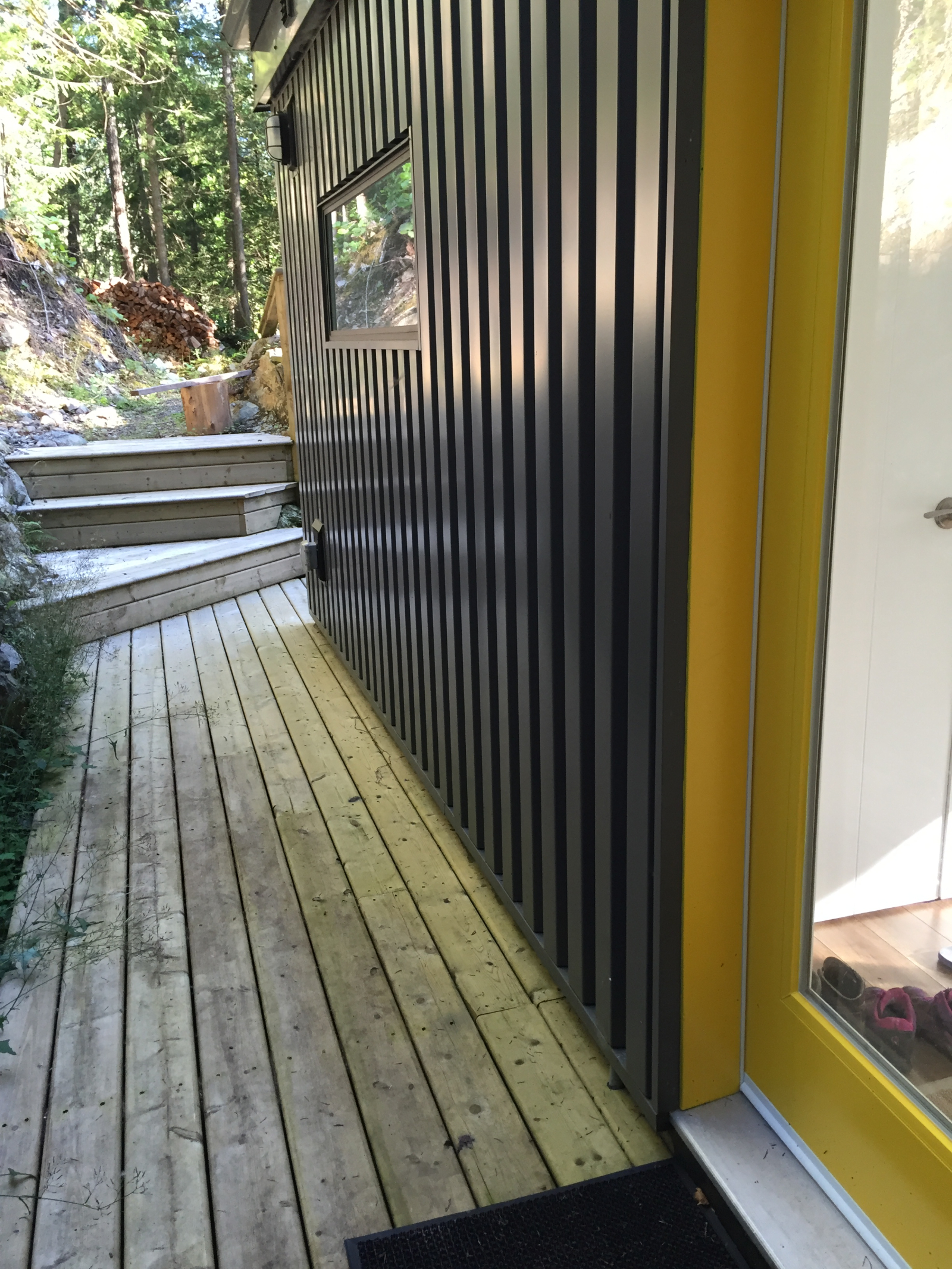 Hintereingang zum Haus