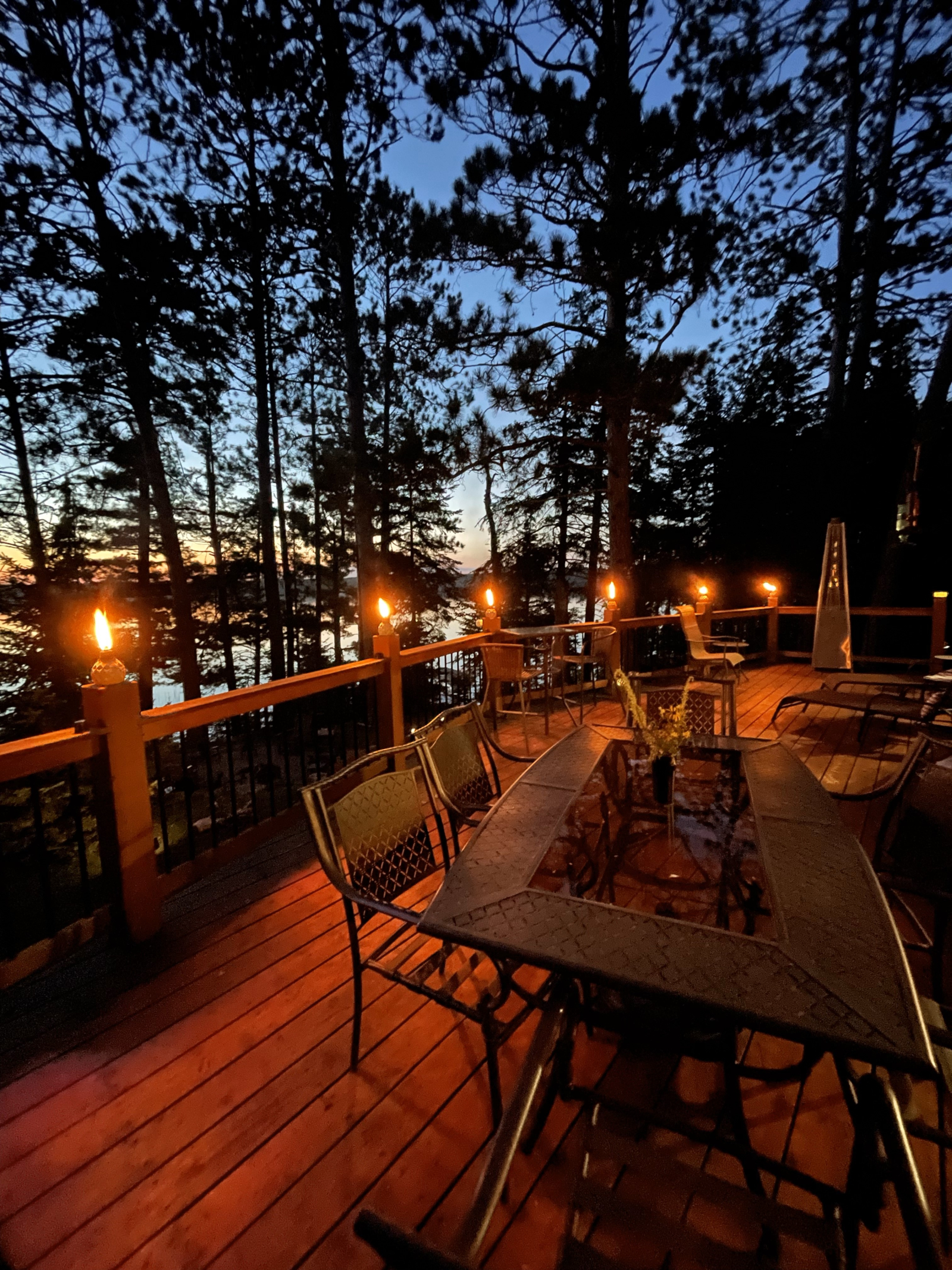 ¡Cena al aire libre!