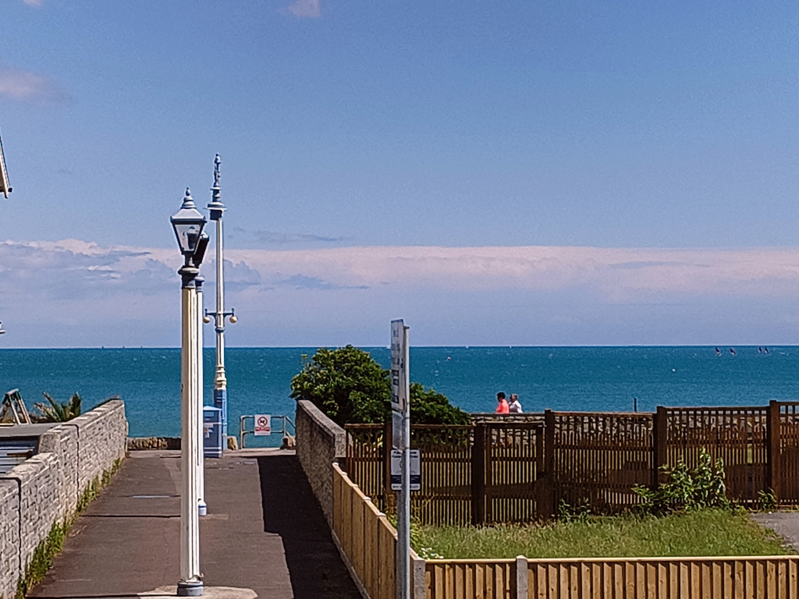 View from our living room and balcony.