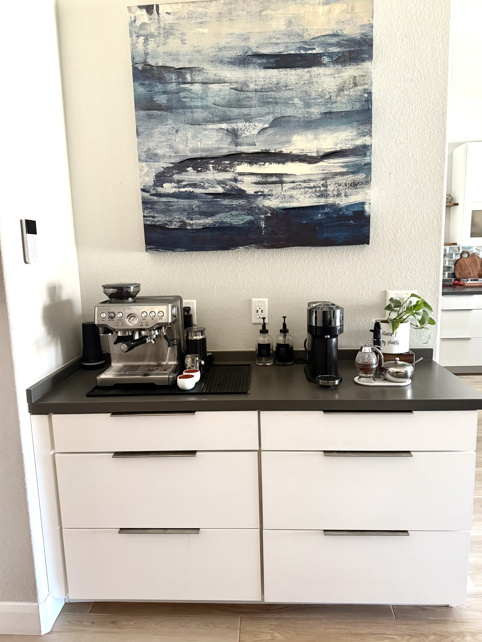 Coffee lovers like us? We have a full coffee and tea station so you can serve yourself up an espress ...