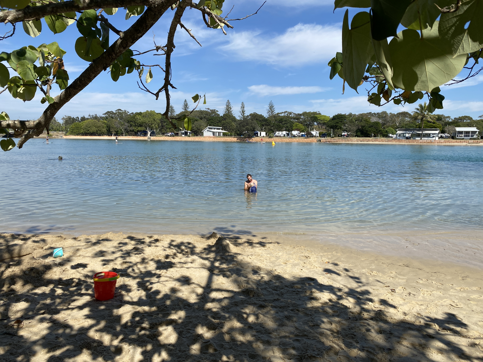 Mooball Creek in Pottsville - an inlet from the ocean with fresh water and spectacular on high tide. ...