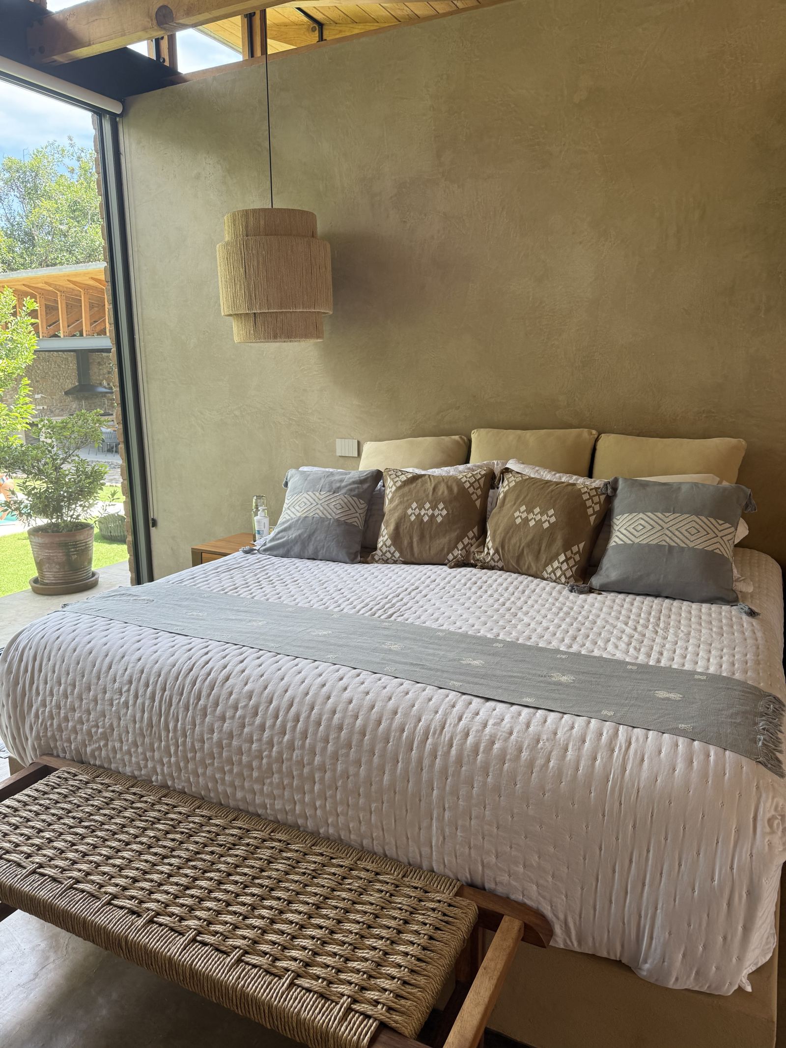 Master suite con cama king size