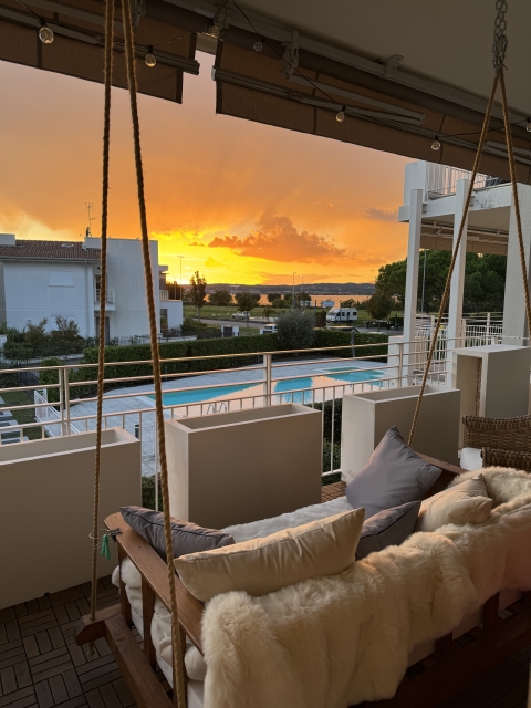 Sirmione-Wohnung mit Terrasse und Zugang zum Pool